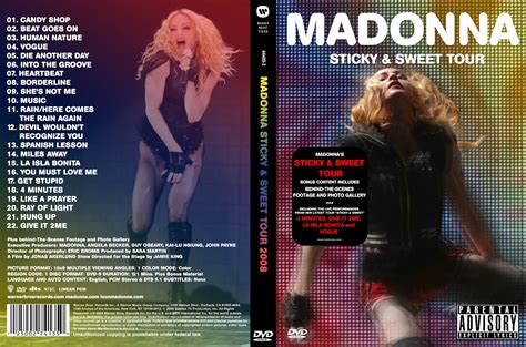 madonna sticky and sweet tour setlist